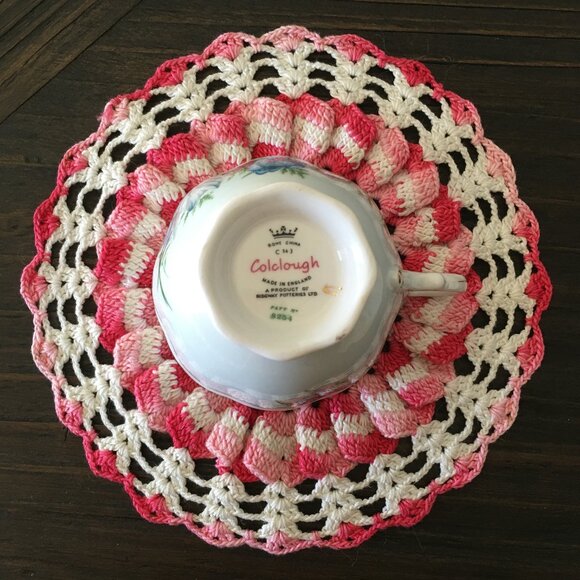 Colclough Blue and White Flowering Fern English Bone China Teacup & Sauc… - Picture 10 of 13